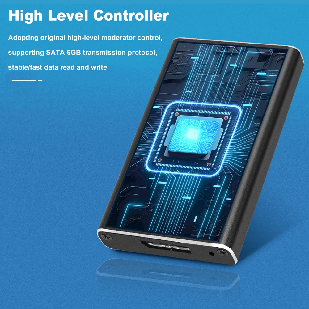 mSATA に USB 3.0 SSD エンクロージャミニ SATA 外部 HD ハードドライブディスクボックス収納ケースアダプタ PC Mac OS ラップトップ mSATA SSD ボックス