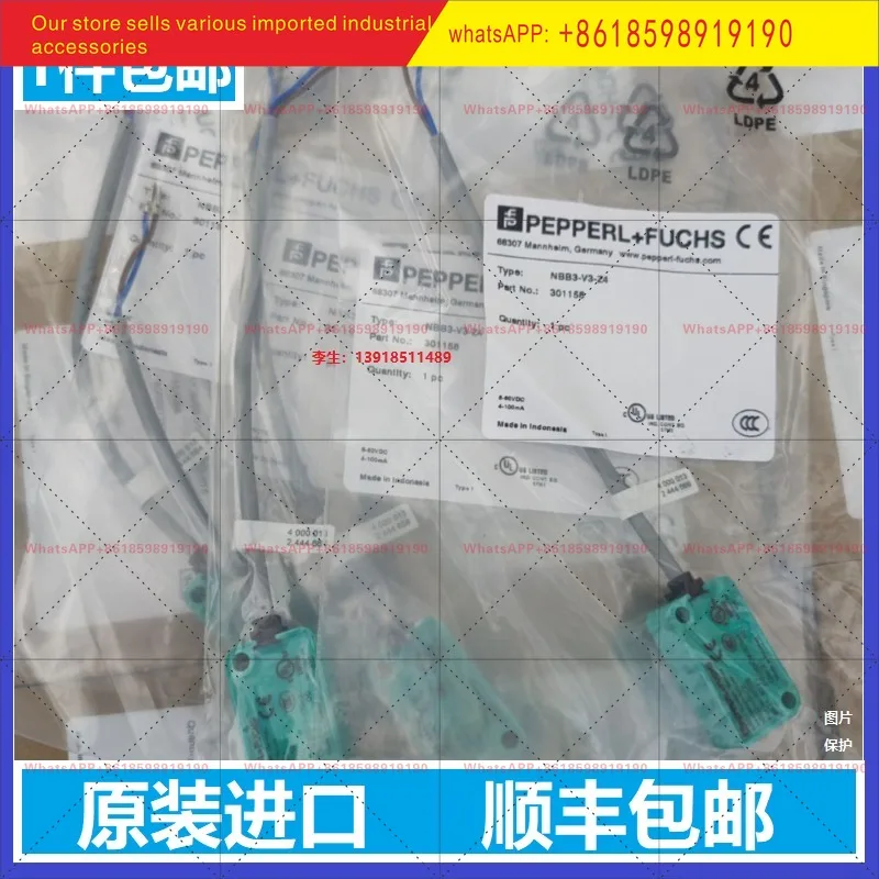 Pepperl + Fuchs Valve Recurrent Proximity Switch, Second Wire Normally Open NJ2-V3-N NBB3-V3-Z4 Import