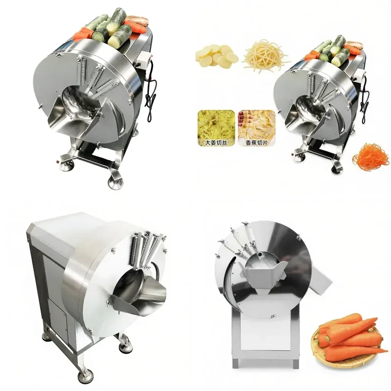 Durable Industrial and Commercial Vegetable Cutter for Food Processing Plant Heavy Duty Slicer Chopper for Restaurant Kitchen