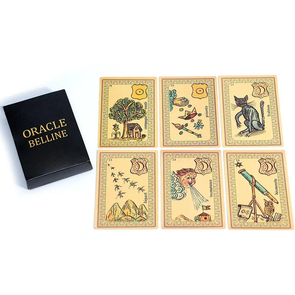 

Oracle Belline 53 Pcs Oracle Cards 10.4*7.3cm with Guidebook