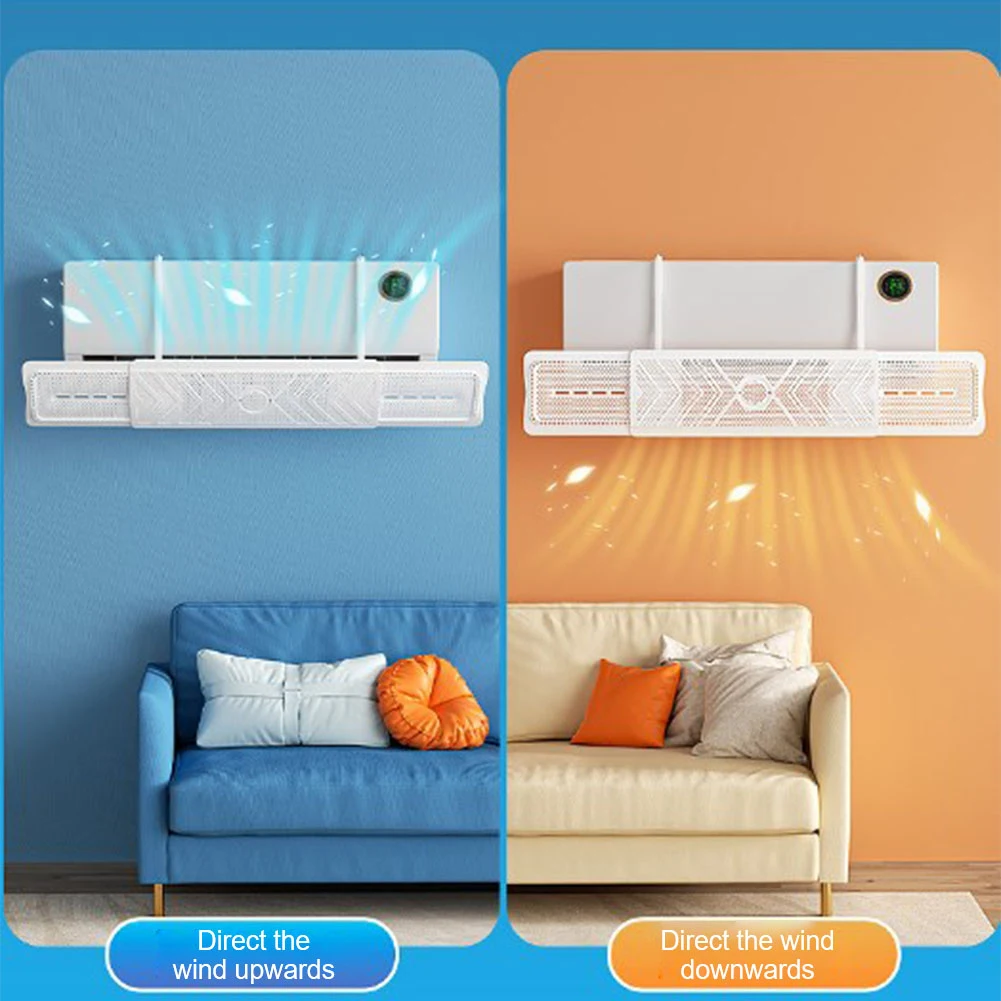 Airflow Control Windshield for Air Conditioners Compact and Adjustable Wall Mounted Solution for Comfortable Cooling