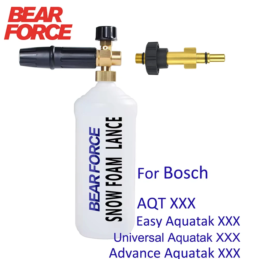 High Pressure Soap Foamer Snow Foam Bottle Shampoo Sprayer Snow Foam Lance for Bosch AQT Aquatak Car Washer Pressure Washer