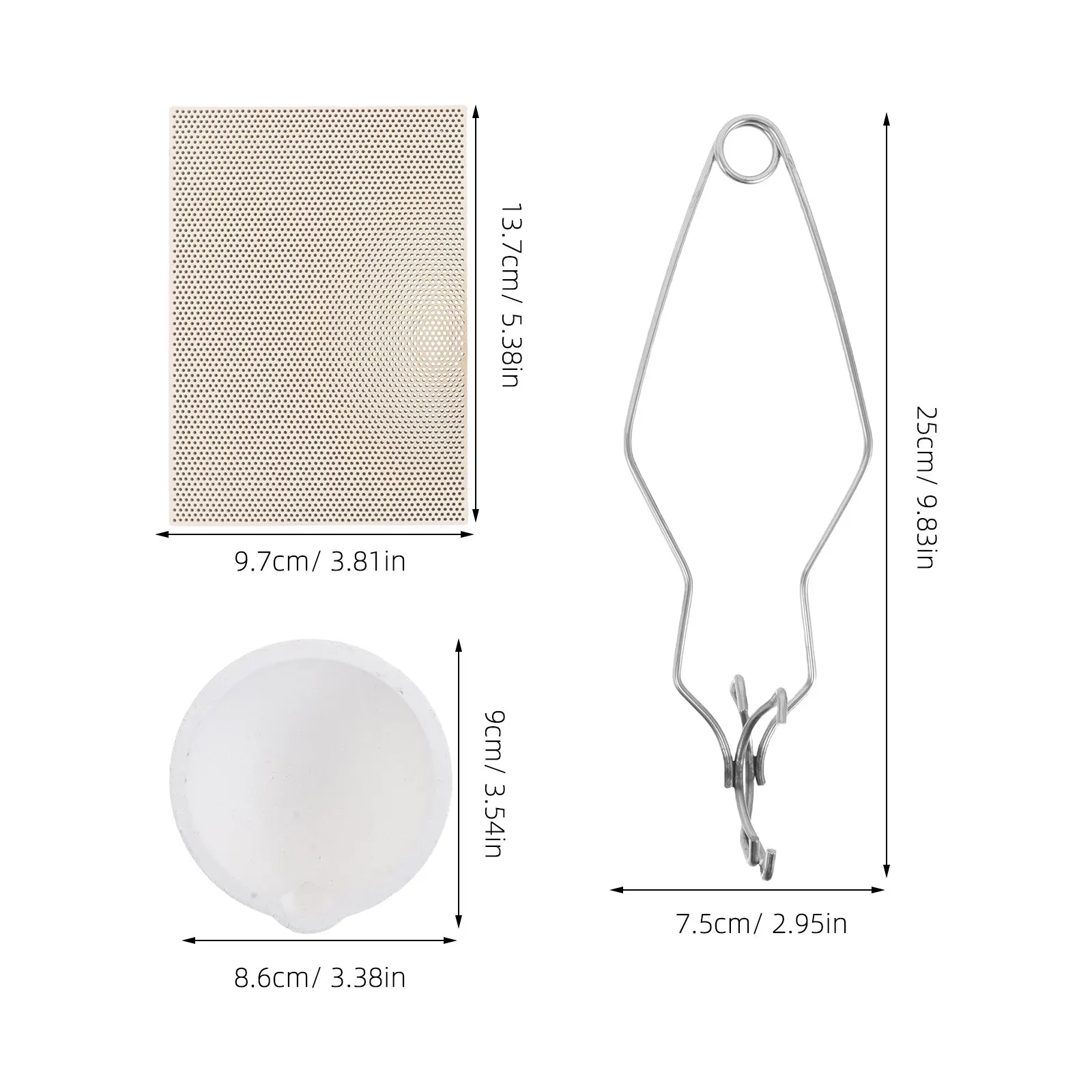 1Set High-Temperature Quartz Melting Crucible Bowl for Metal Casting Jewelry Making Portable Home Use Safe Metal Refining Tool view 2