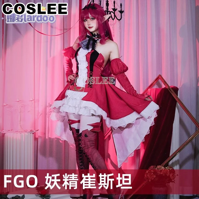 COSLEE Fate/Grand Order FGO Tristan Cosplay Costume Lovely Dress Uniform Halloween Party Outfit Women Clothing Hot Game XS-XXL