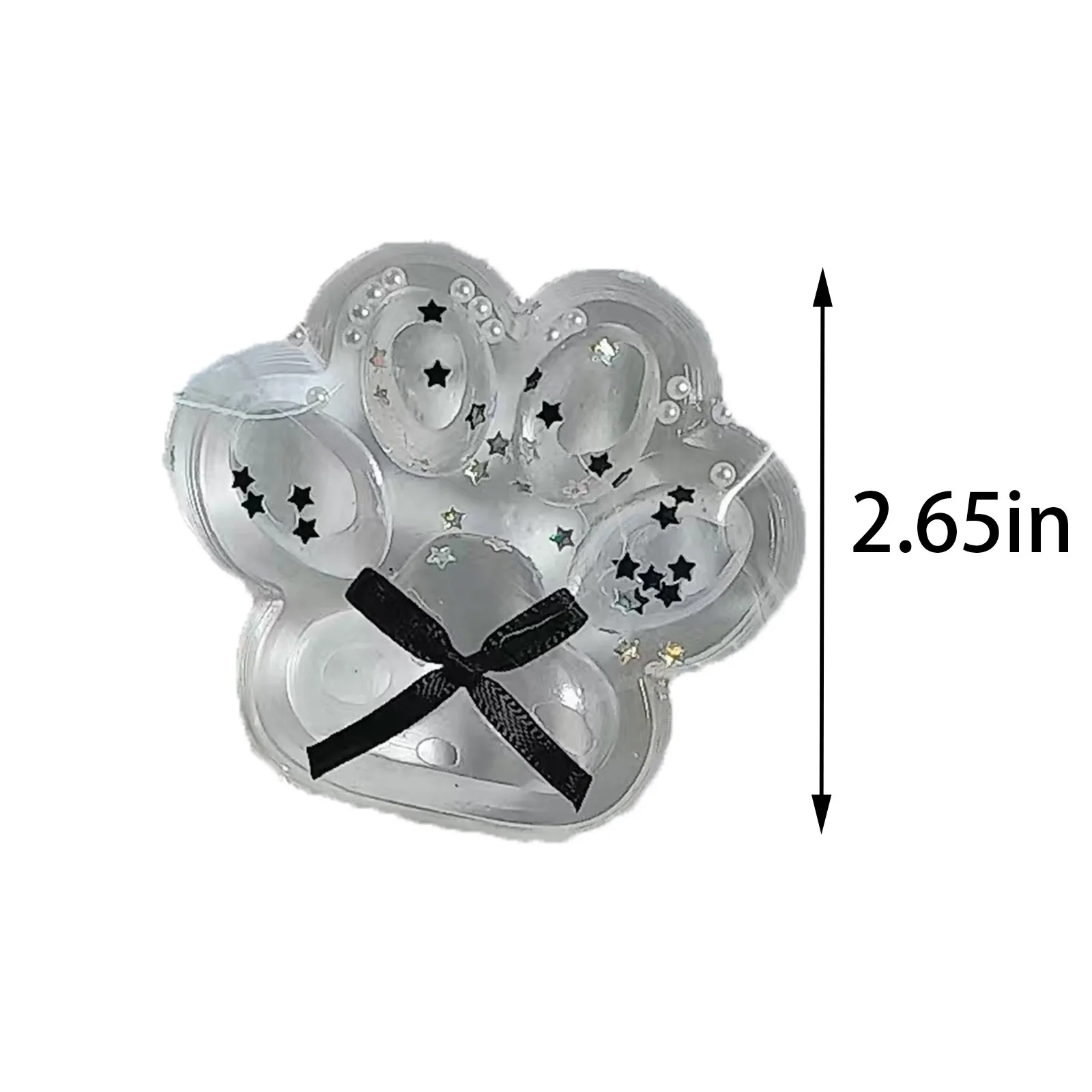 1pc スクイーズ透明猫爪スクイーズおもちゃ子供大人ソフトピンチポップフィジェットおもちゃかわいい透明大型猫足フワフワおもちゃ