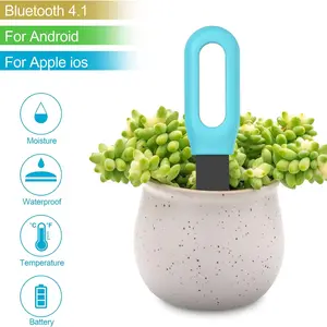 Tuya Zigbee Smart -Bodentester, Bluetooth, Luftfeuchtigkeit, Temperatur, Feuchtigkeitssensor, zelluläre Anwendung, Real -Time -Monitor für Pflanzen, Garten 8 Hauptverkaufsvideo Porter Zigbee - №4