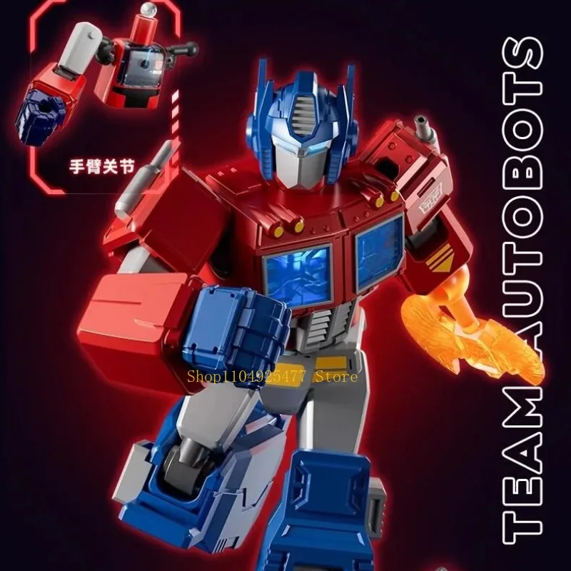 BLOKEES Transformers Shining Version 01 Toy Jazz Ratchet Megatron Educational Assembly Building Blocks Model Ornament Toy Gift