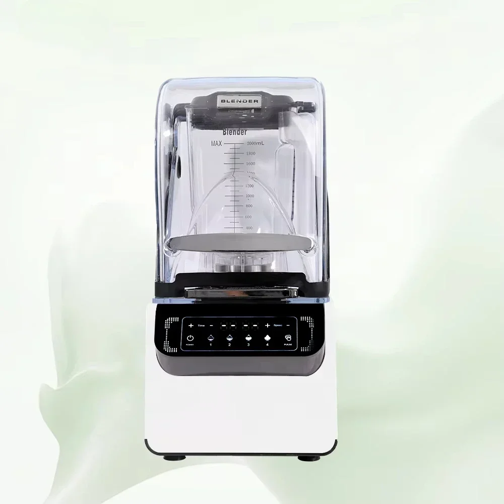 2024 Newest Commercial Automatic Silent Double Wall Juice Blender Machine Fruit Smoothie Enclosure