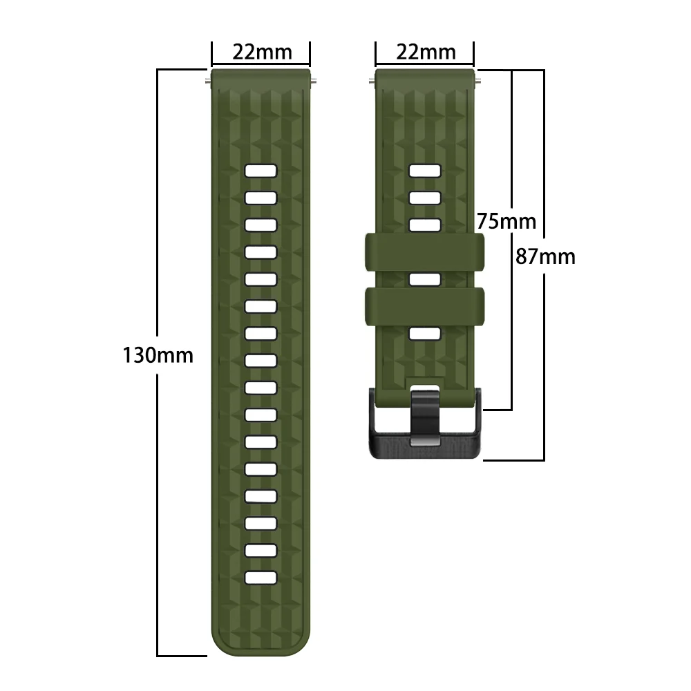 Correa deportiva de silicona de 22mm para KOSPET TANK T2 TANK T3/tanque M2 M3 Ultra, pulsera TANK T3 Ultra, Correa para reloj inteligente