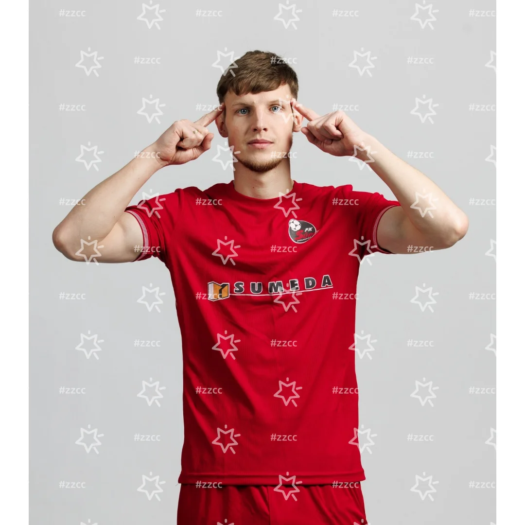 

25-26 литовская домашняя футбольная майка A Lyga FK Sūduva, осенняя спортивная быстросохнущая мужская футболка, детская одежда, женская футболка