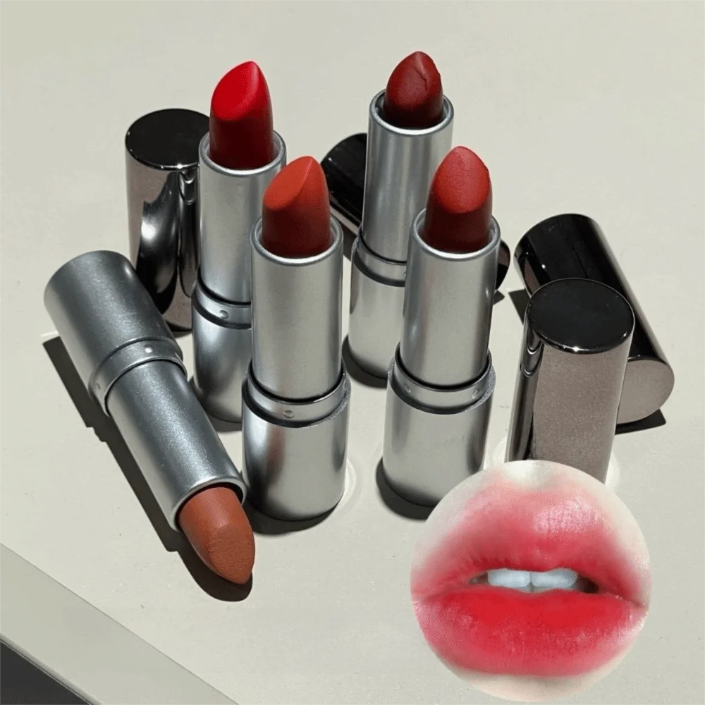 Sexy Velvet Matte Lipstick Waterproof Lasting Red Lip Stick Lip Tint Whitening Highly Pigmented Rouge Lip Gloss Women Cosmetic