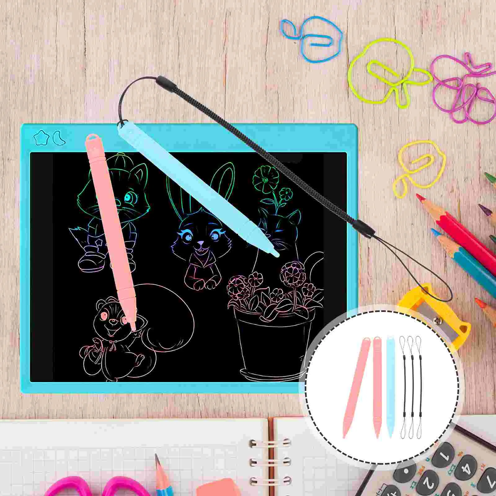 LCD Drawing Board Pen Painting Pad for Kids Writing Plastic Tablet Baby Toddler