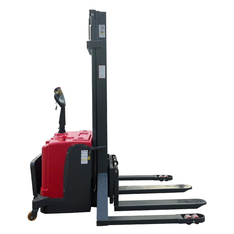 YG Rider Electric Pallet Stacker 2 Ton 5m Lift Heavy Duty Durable Frame High Stability Warehouse Material Handling Equipment