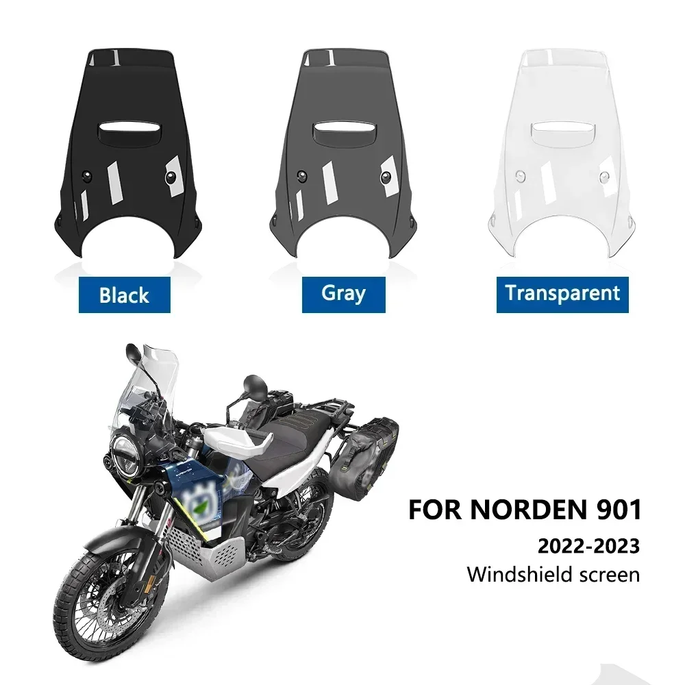 Motorcycle Accessories Windshield Windshield Spoiler For Husqvarna Norden 901 NORDEN901 2022 2023 Windshield Deflector norden901