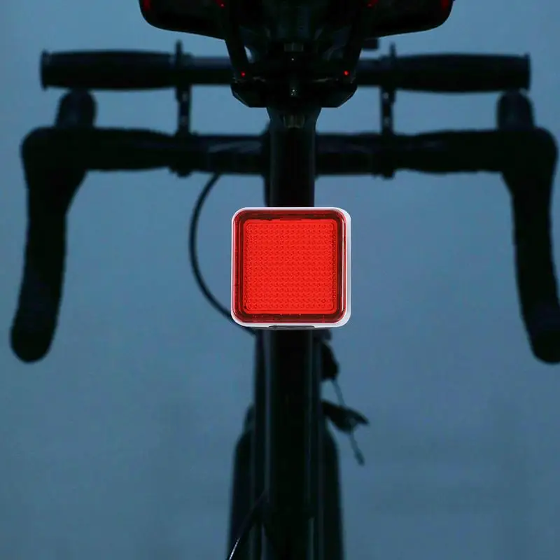 Bicycles Rear Light Smart Sensor Patterns Changeable Waterproof Bikes Light Fast Charging Rear Light Easy Installation Night