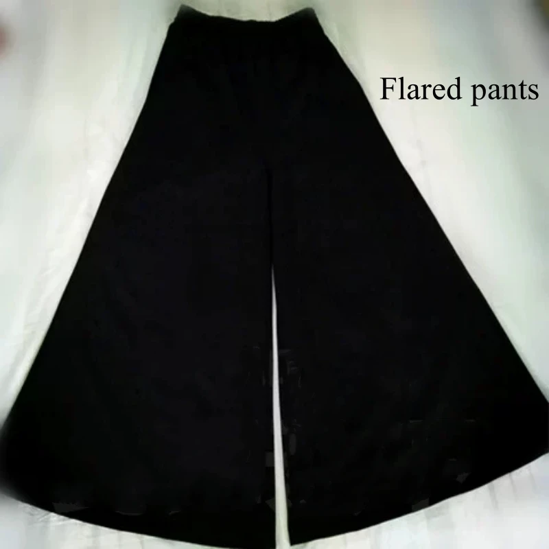 

Melbourne Shuffle Dancing Pants Straight-leg Pants Flared Trousers Teens Clothing Black/White Pure Color Street Cool