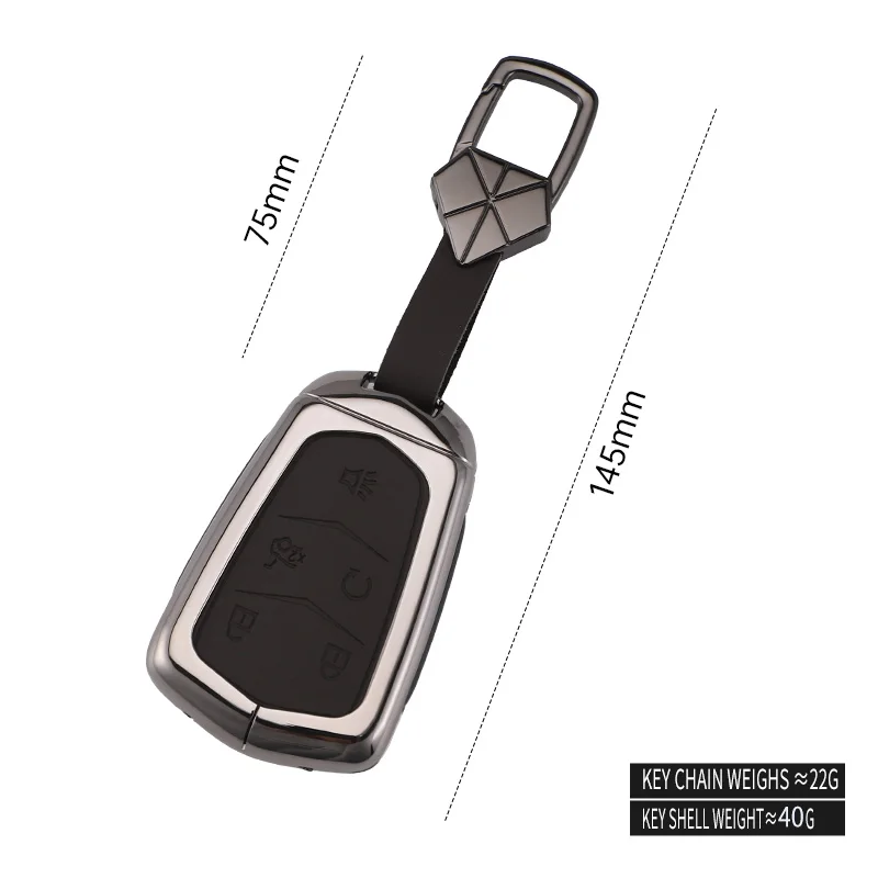 لكاديلاك XT6 XT5 CT6 CT5 XT4 الرجال المرأة حقيبة مشبك مفتاح السيارة القشرة غطاء مفتاح السيارة حامي قذيفة فوب اكسسوارات