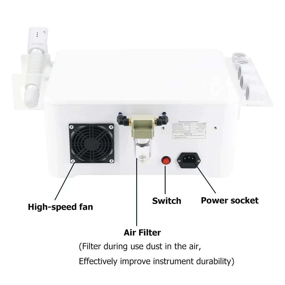 12bar Radial New Shock Wave Therapy ED Treatment Pain-Point Soft Tissue Shoulder Massager Pneumatic Shockwave Machine