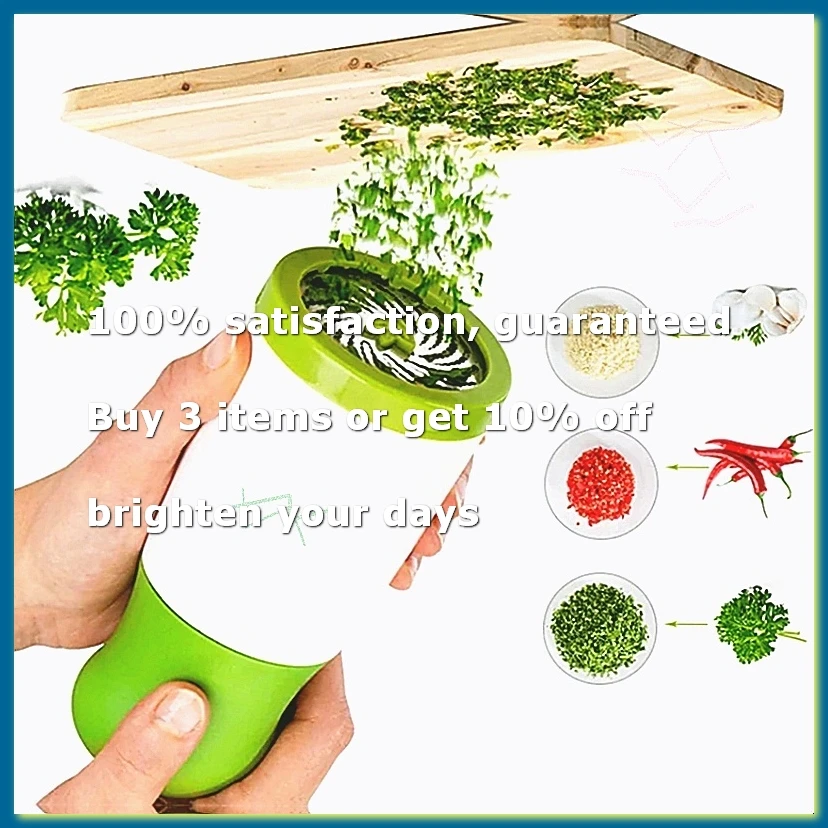 Salad Vegetables Garlic Coriander Spice Chopper Vegetable Cutter Fruit and Vegetable Slicer Grinder Grater Kitchen Tool