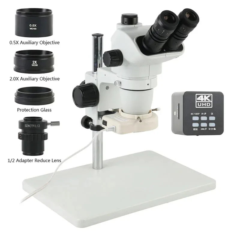 Mikroskop stereoskopowy trójok – Simul-Focal Industrial Microscope 4K Hdmi recenzja i cena
