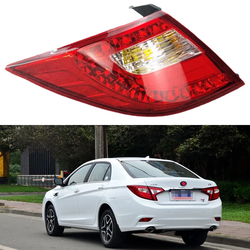 

For BYD G5 2014 Car Accessories Rear Outer Taillight Assembly Reverse lights Stop Lights Turn signal Lamp Rear lamp Fog lamp