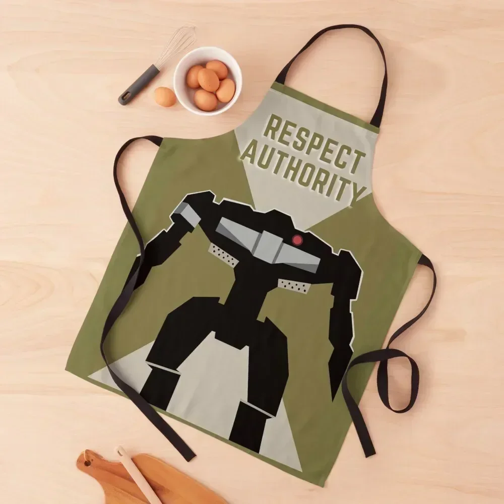 

Respect Authority Apron professional hairdresser painters Chef Accessories Teacher Apron