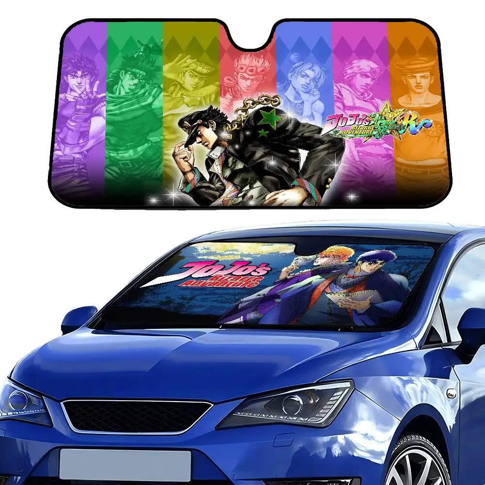 

Jojos Bizarre Manga Adventure Personalized Windshield Sunshade Car Cover Sun Shade Auto Sun Visor Car-covers Car
