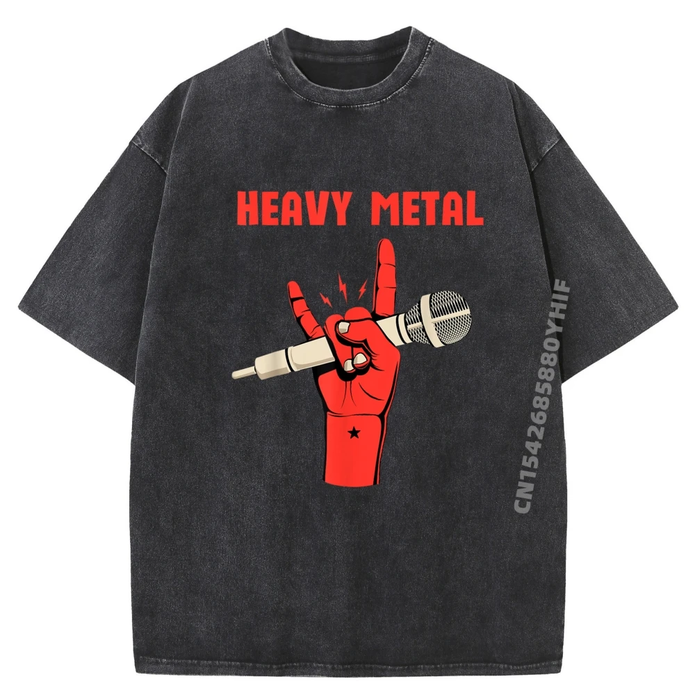 

Devil Horn Fingers Holding Microphone Mic 3d Printed T Shirts Adult Funny Shirt Mens Outdoor Washed Clothes