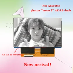 Anyubic photon mono2 6.6-inch 4k b/w screen curing 3D printer exposure mask display replace parts lcd Lithography accessory