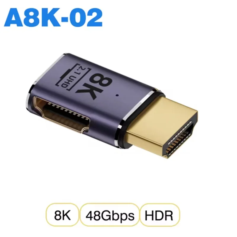 8K ﻿   HDMI-kabeladapter HDMI-compatibele verlengadapter Stekker mannelijk naar vrouwelijk converter voor PS4 PS5 HDTV Computer Laptop Monitor