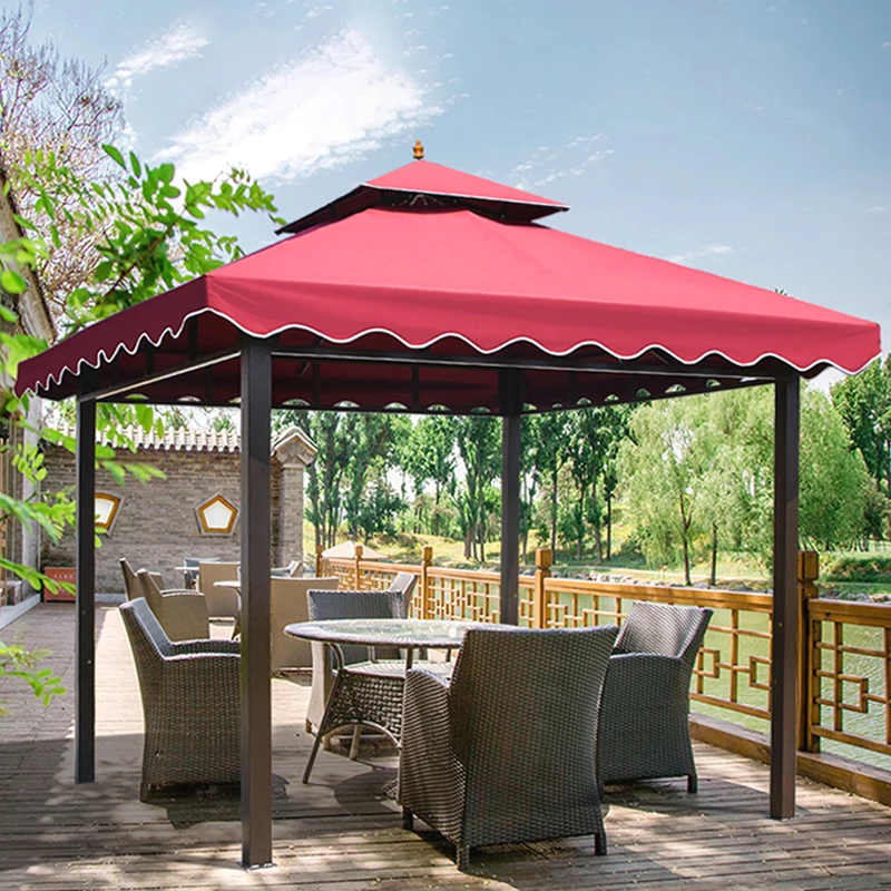 

Custom 10x10 Ft. 3x3 M Outdoor Patio Garden Courtyard Aluminium Gazebo Gazebo Pavilion 3*4m Luxury Gazebo With Metal Hardtop