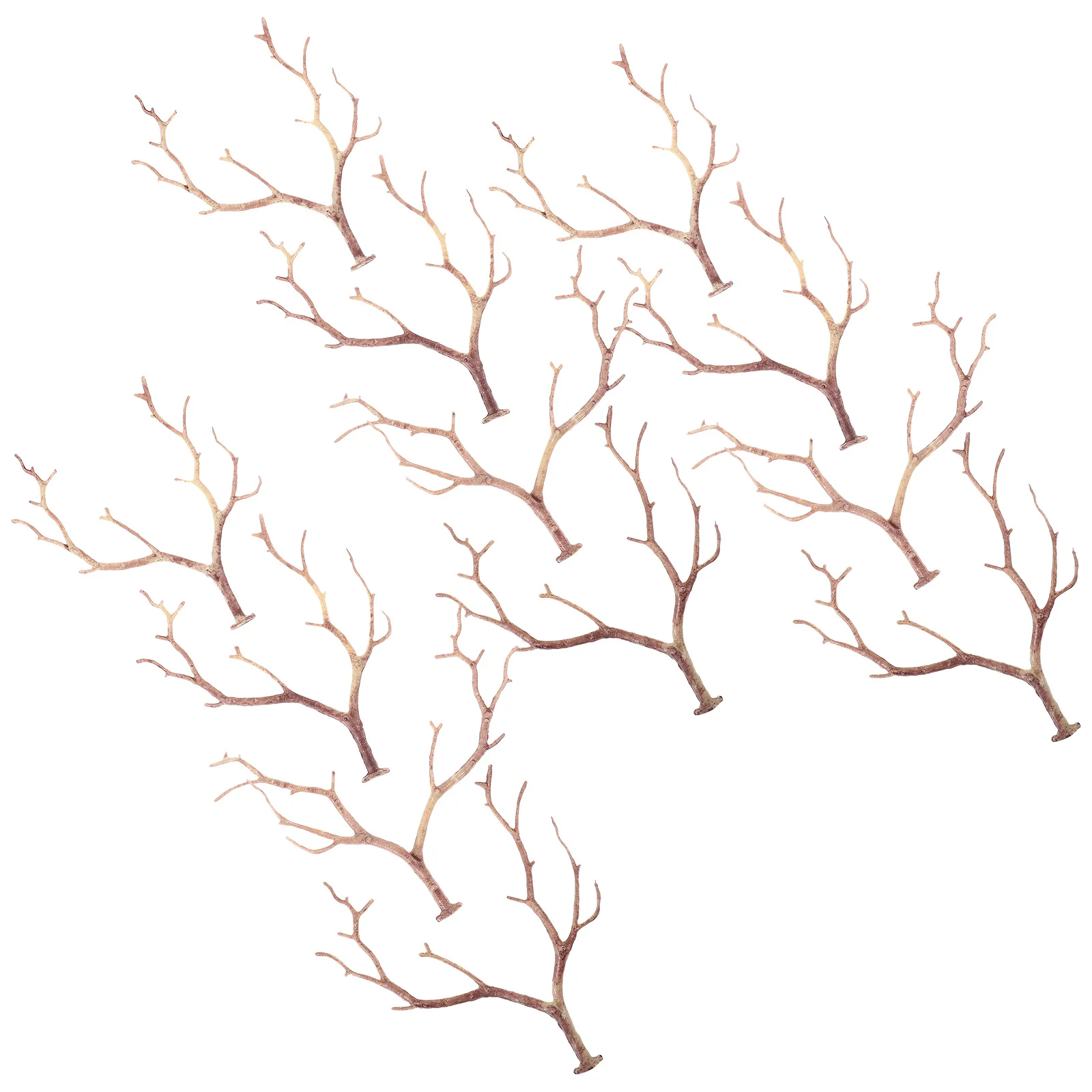 

12pcs Artificial Antler Branches Lifelike Fake Dried Tree Stems For Vase Filler Home Decor Balcony Garden Plastic Diy Craft