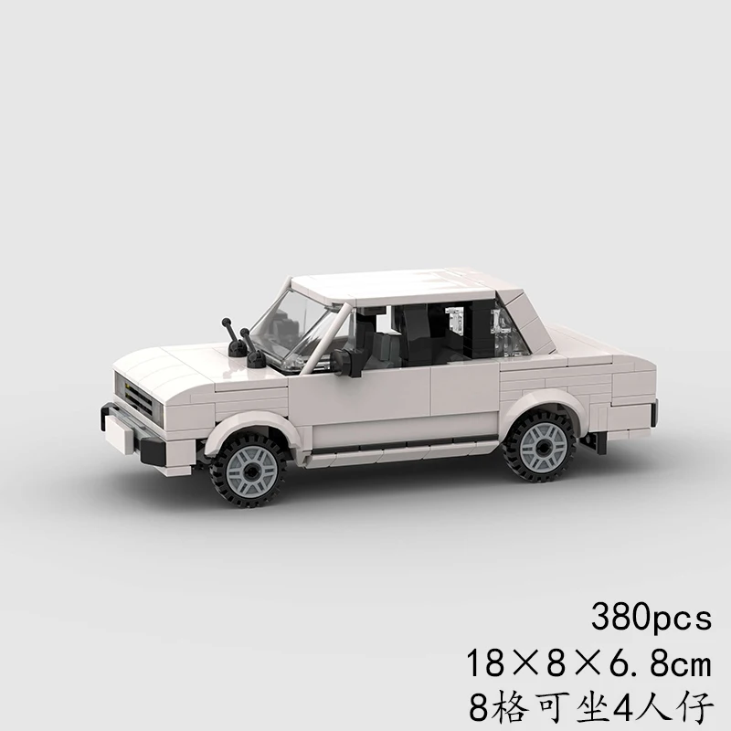 MOC Car VAZ Lada 2105 Racing Vehicle F1 Model Building Block Speed Champions Super Race brick Christmas Day Gift City Technical