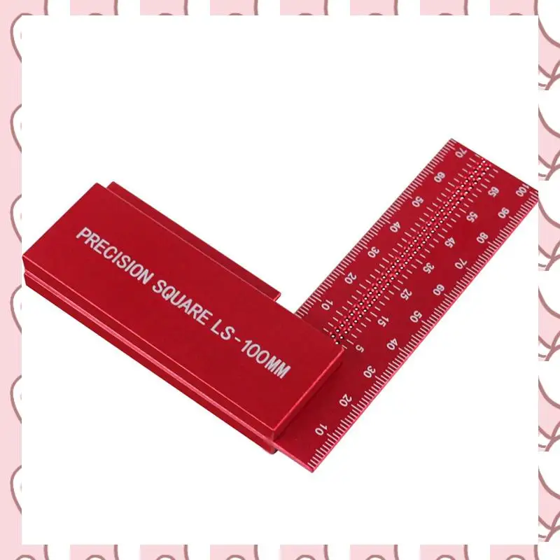 

HHTL Woodworking Precision Calibration Ruler - Carpenter Square T-Type Scribing Marking Gauge Height Measurement Tools