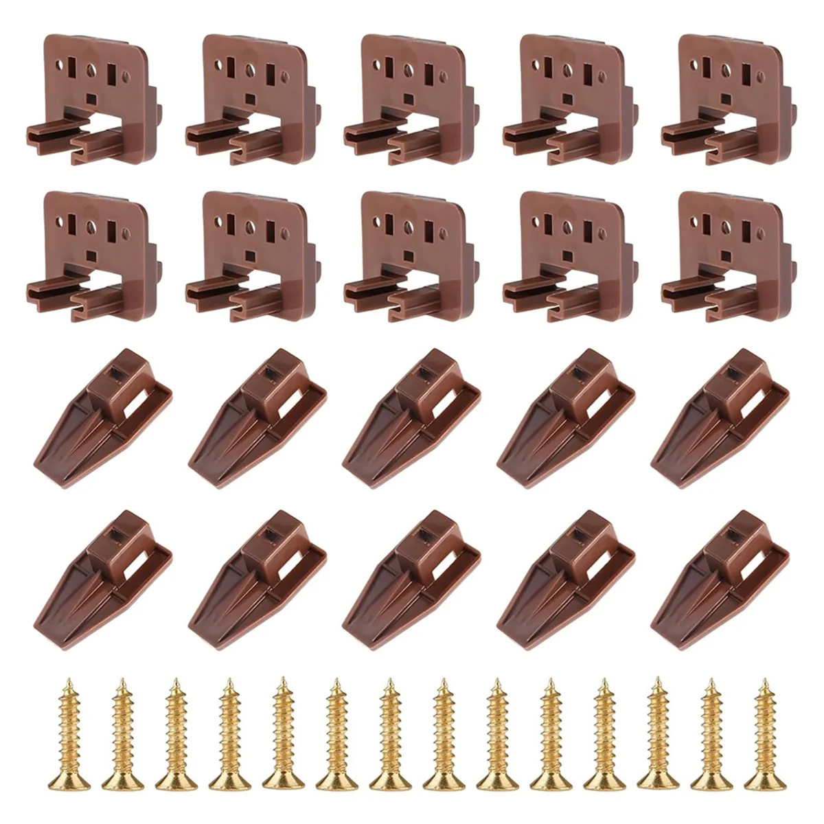 Drawer Slide Track Guides Glides,Drawer Guide for Dresser Slides for Center Mount Drawer Fit -Trak 1 Drawer Systems