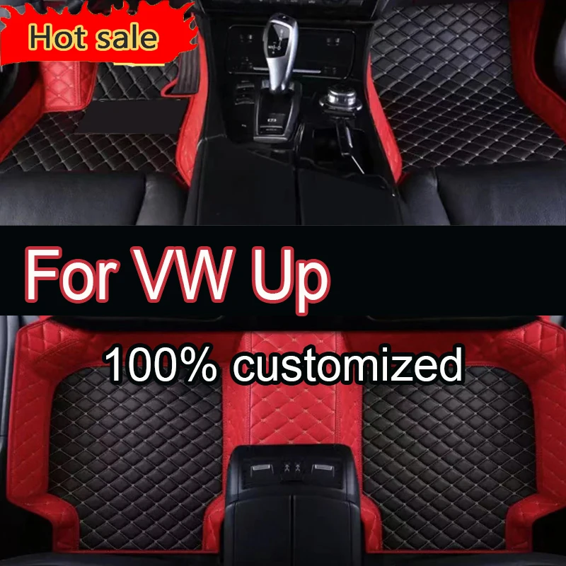 Car Floor Mat For VW VW Up 2012~2019 Waterproof Tapete Automotivo Para Carro Car Mats Accessoire Voiture Car Accessories