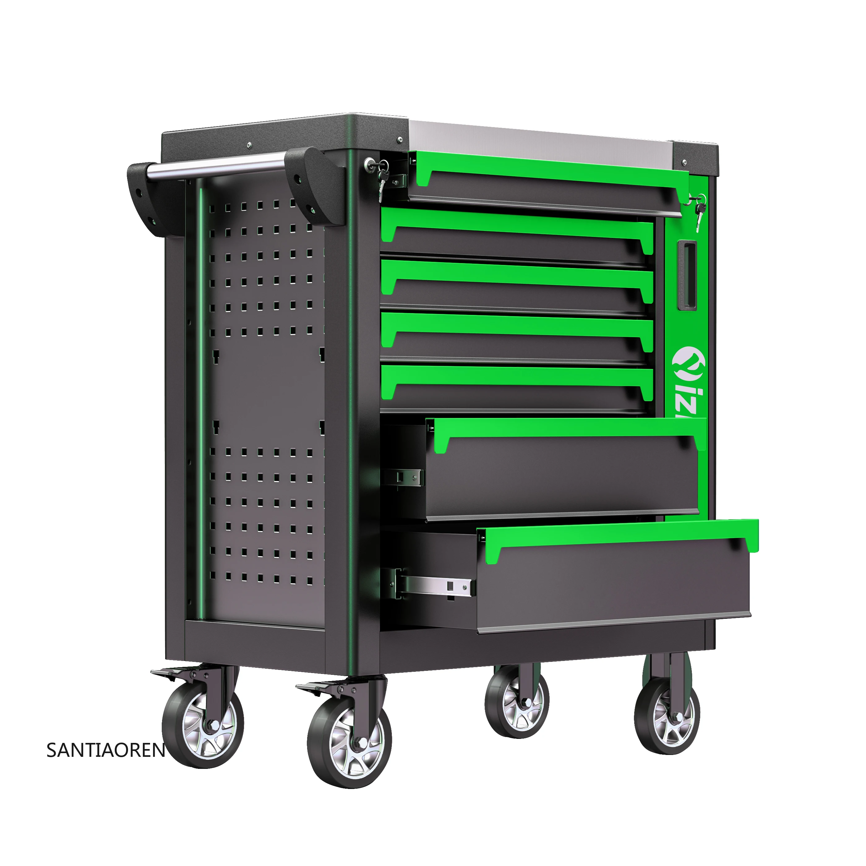 

2025Professional 7 Drawers Tool Sets Box Garage Tool Chest Cart Storage Tool Cabinet for Mechanic User