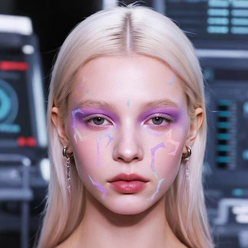 

Kpop Demon Hunter Rumi Kang Temporary Tattoo Stickers - Face & Body Tattoos for Halloween Party Gifts