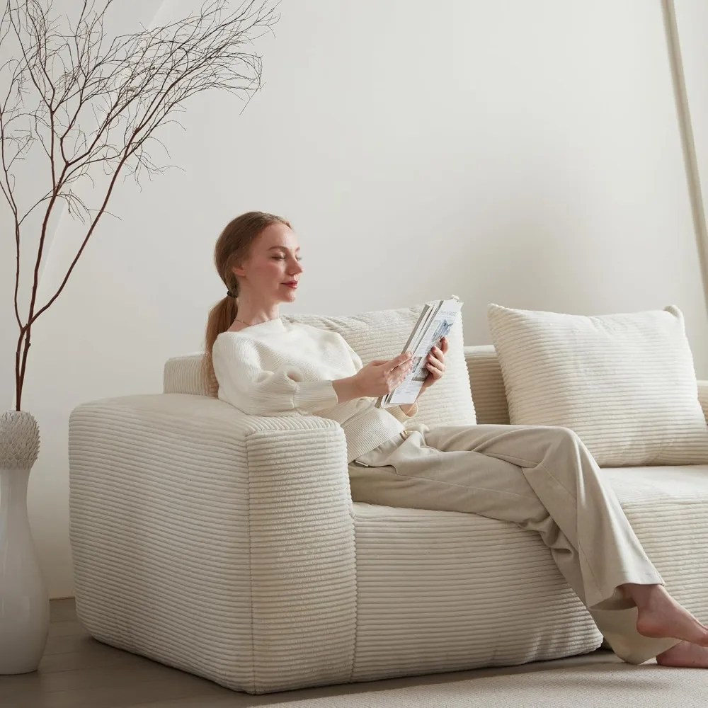 سرير أريكة حديث للنوم، أريكة مقطعية للمساحات الصغيرة، فوتون Loveseat، أريكة غرفة المعيشة، سرير أريكة قابل للتحويل، مريح C