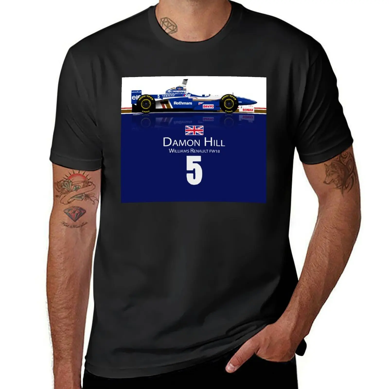 Damon Hill- Williams FW18 T-Shirt tees aesthetic clothes blacks black t shirts for men