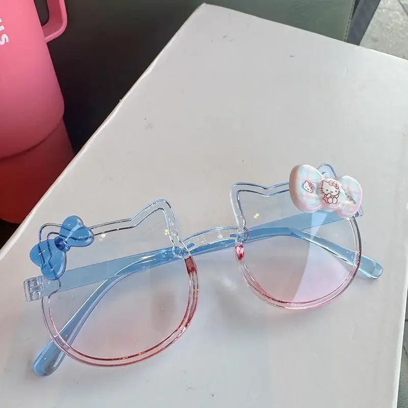 Niedliche Tier-Sonnenbrille, Schleife, Farbe KT, Katze, Persönlichkeit, Sonnenbrille, Mädchen, Foto, dekorative Brille