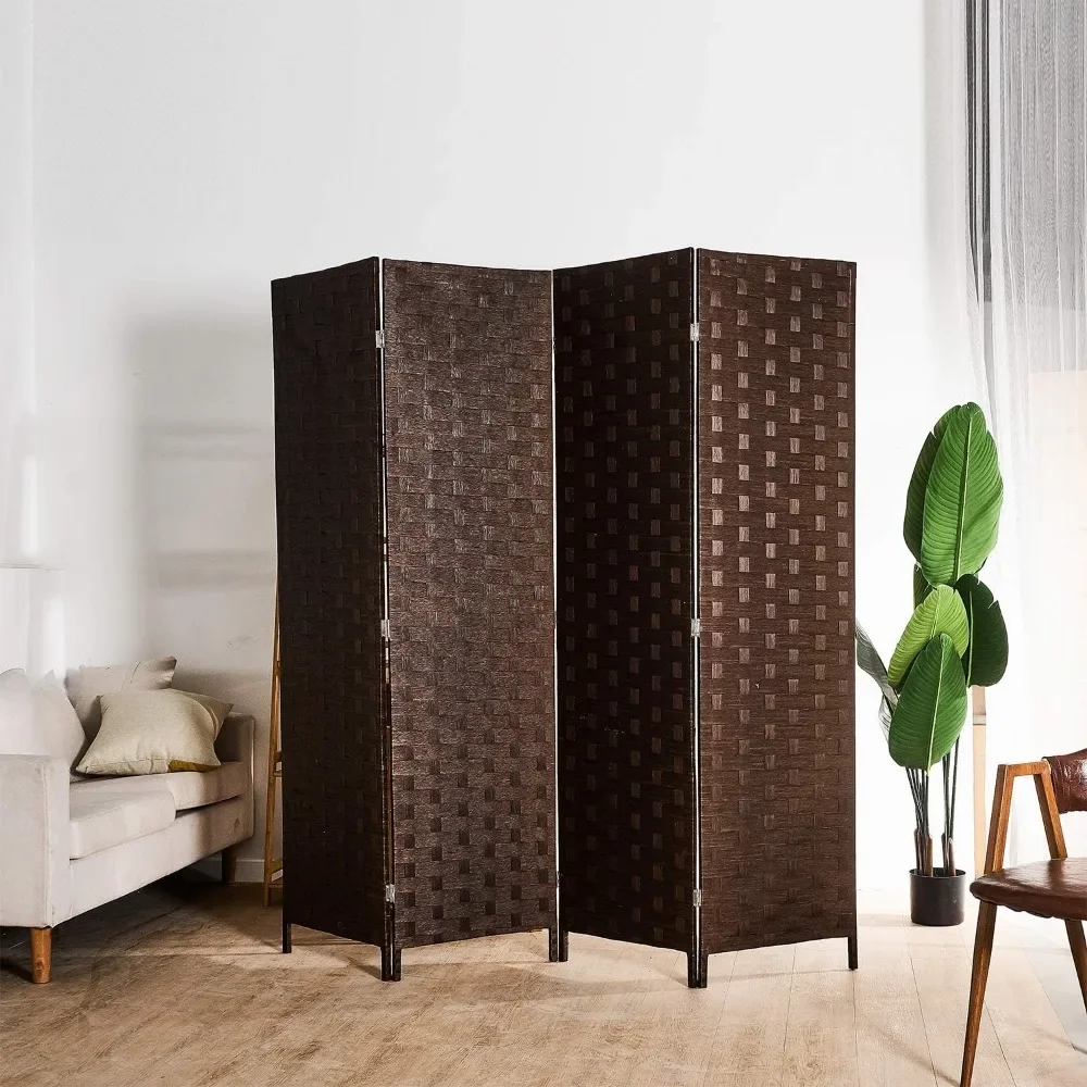 Screens and Room Dividers Dark Room Partitions and Dividers Freestanding Screen Portable Partition Folding Wide Wall Partition