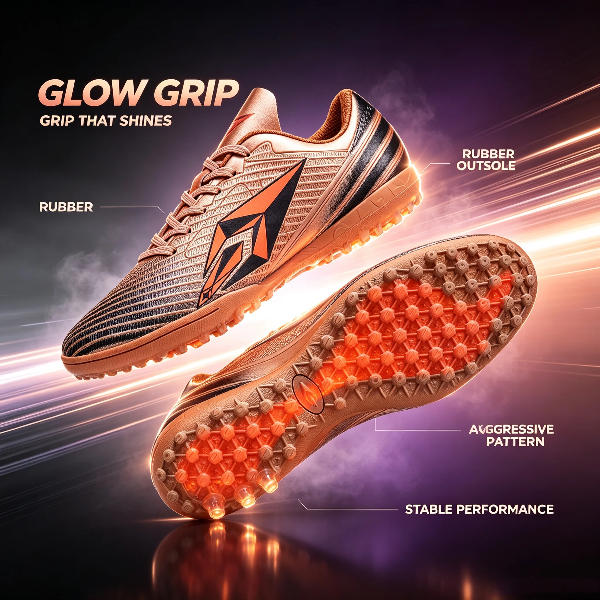 Men's football shoes, boys' training TF outdoor sports football boots, adult long-nail anti-slip competition football cleats