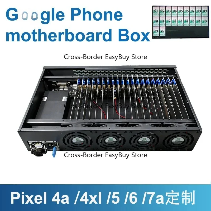 Goo--gle phone motherboard chassis farming box supports G--oogle Pixel 4a/4 XL/5/6/7a motherboards