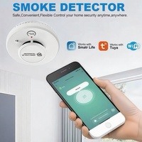 DFA Wifi Smoke Detector 2 in1 Smoke Detector and Heat Detector Smoke Detector Tuy Wifi Fire Alarms Smoke Alarm