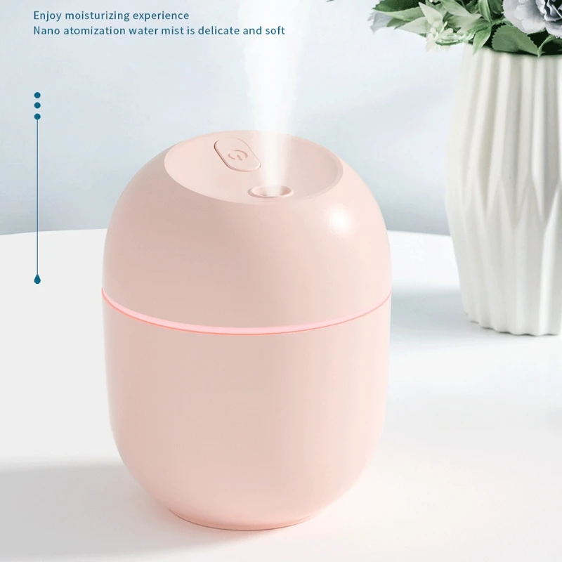 Portable 220ml for Nano Electric Air Humidifier Air Diffuser USB Cool Sprayer with Night Light for Home