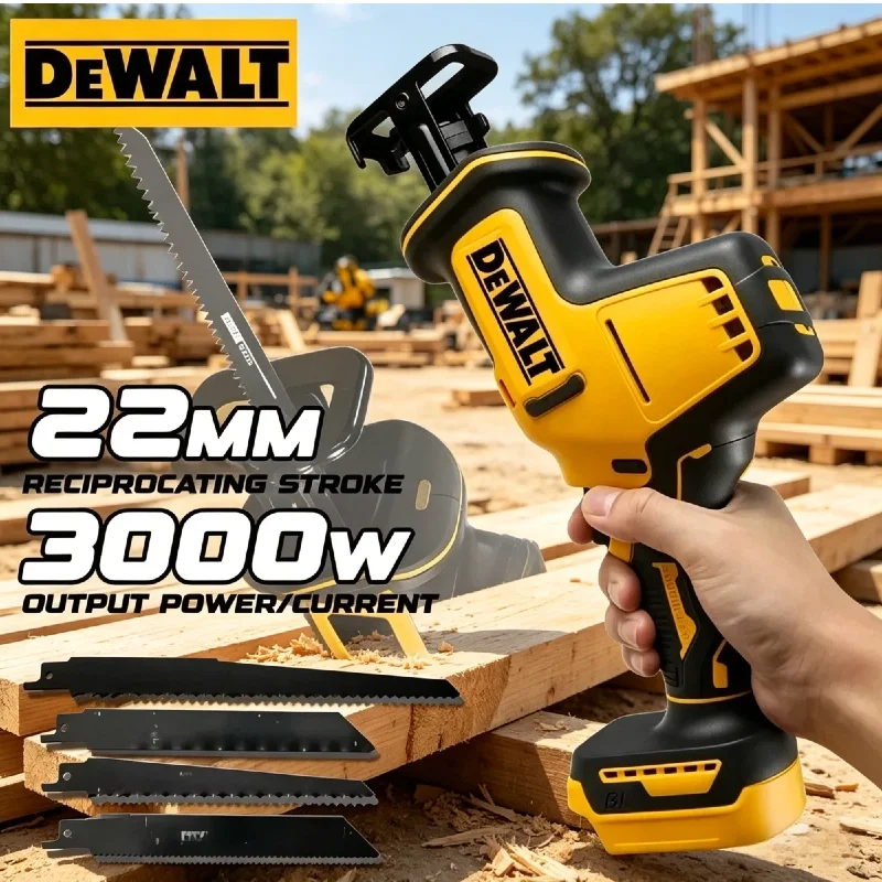 

Сабельная пила DEWALT DCS369 MAX: Компактный беспроводной инструмент для работы одной рукой, обеспечивающий быстрые резы по дереву, металлу и трубам.