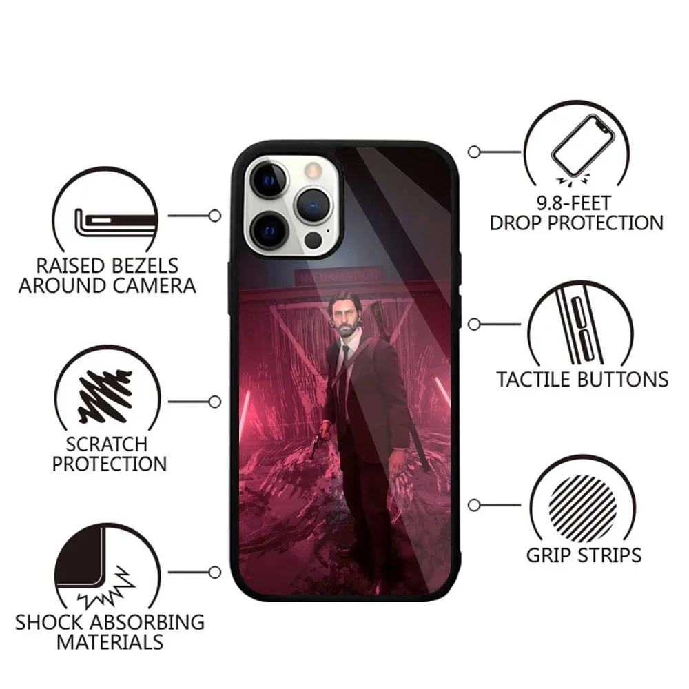 Game Alan Wake 2  Phone Case Strong Magnetic For IPhone 16,15,14,13,Pro,Max,Plus,11,12,Mini For Magsafe Wireless Charging