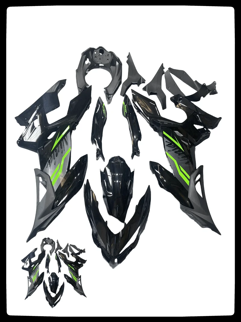 

For Kawasaki Ninja400 ABS Body Fairing Kit Ninja 400 Fairing 2018 2019 2020 2021-2024 Ninja 400 Fairing Motorcycle black green