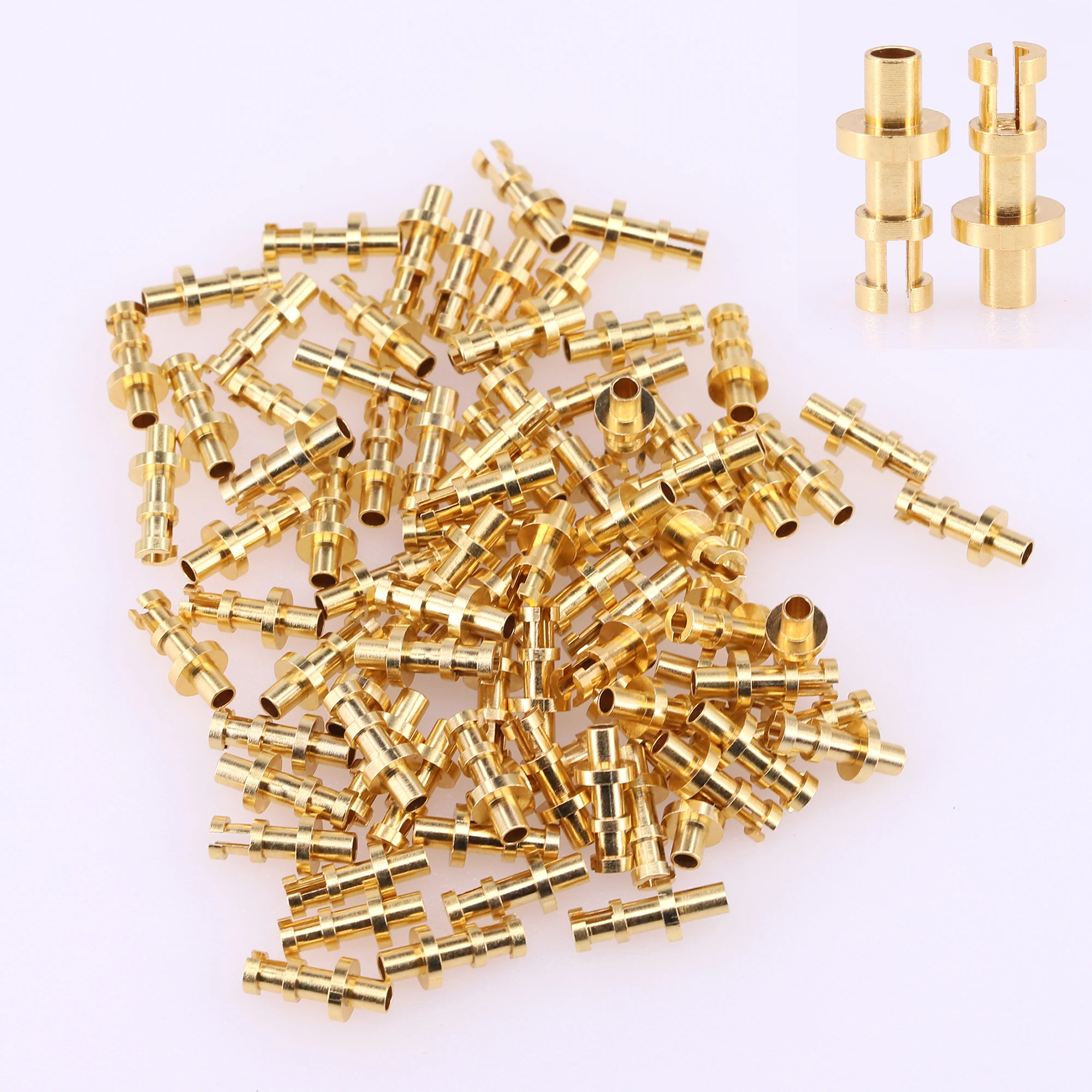 Imagem -03 - Diy Terminal Turret Lug Tag Strip Board Copper Tin Prata Banhado a Ouro Tubo Vintage Guitarra Áudio Amp 20 Pcs